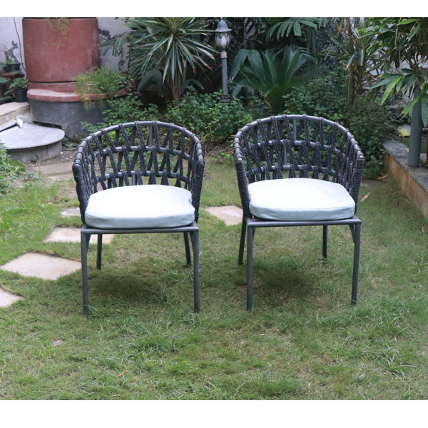 Outdoor Furniture Braided & Rope Coffee Set - Regency - Ready Stock Sale