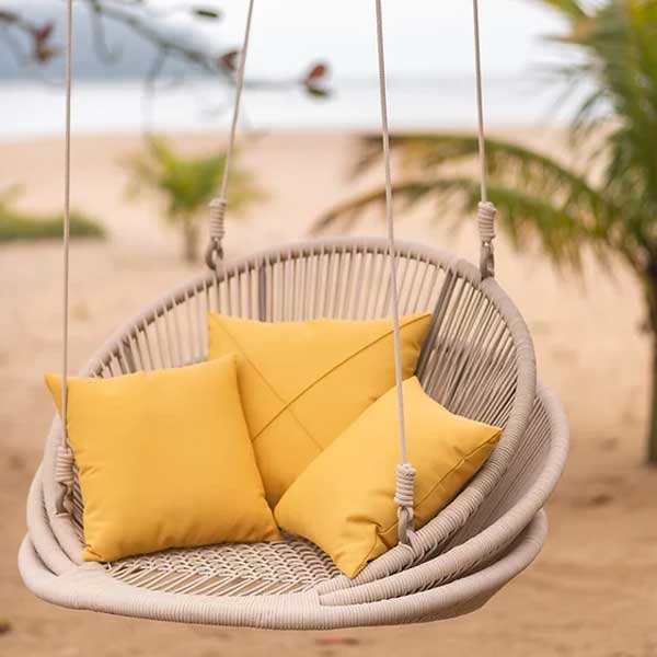 Outdoor Furniture Braided & Rope Swing - Antoine