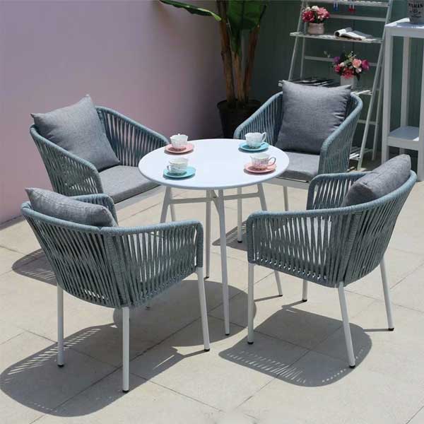 Outdoor Braided & Rope Coffee Set - Aniriksn Next