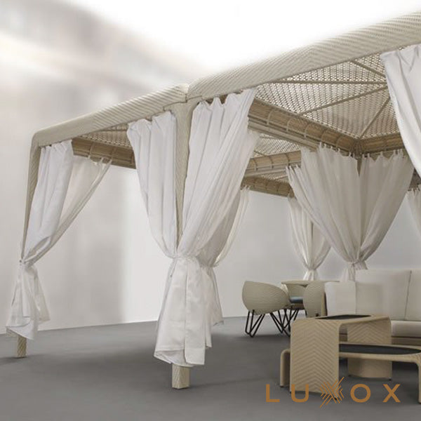 Outdoor Wicker Cabana & Gazebo - Bristo Max 